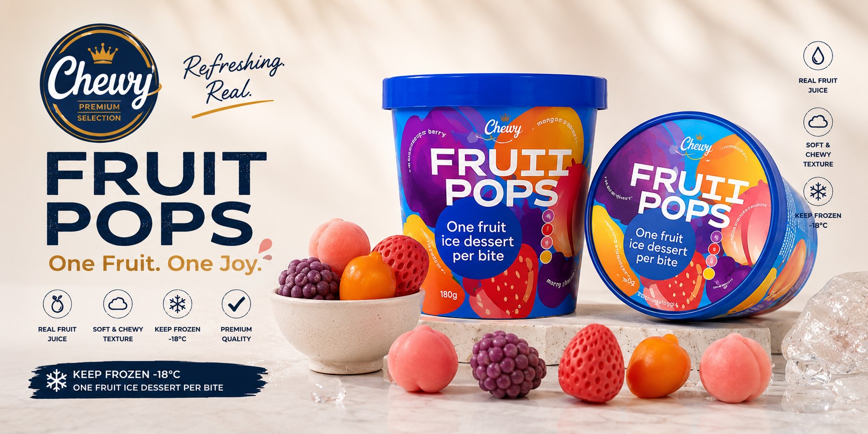 Chewy Fruit Pops